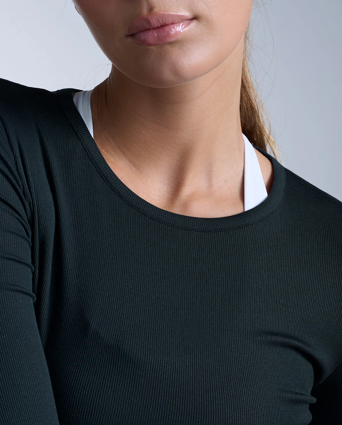 Fluid Modal Ribbed Long Sleeve - Image 4