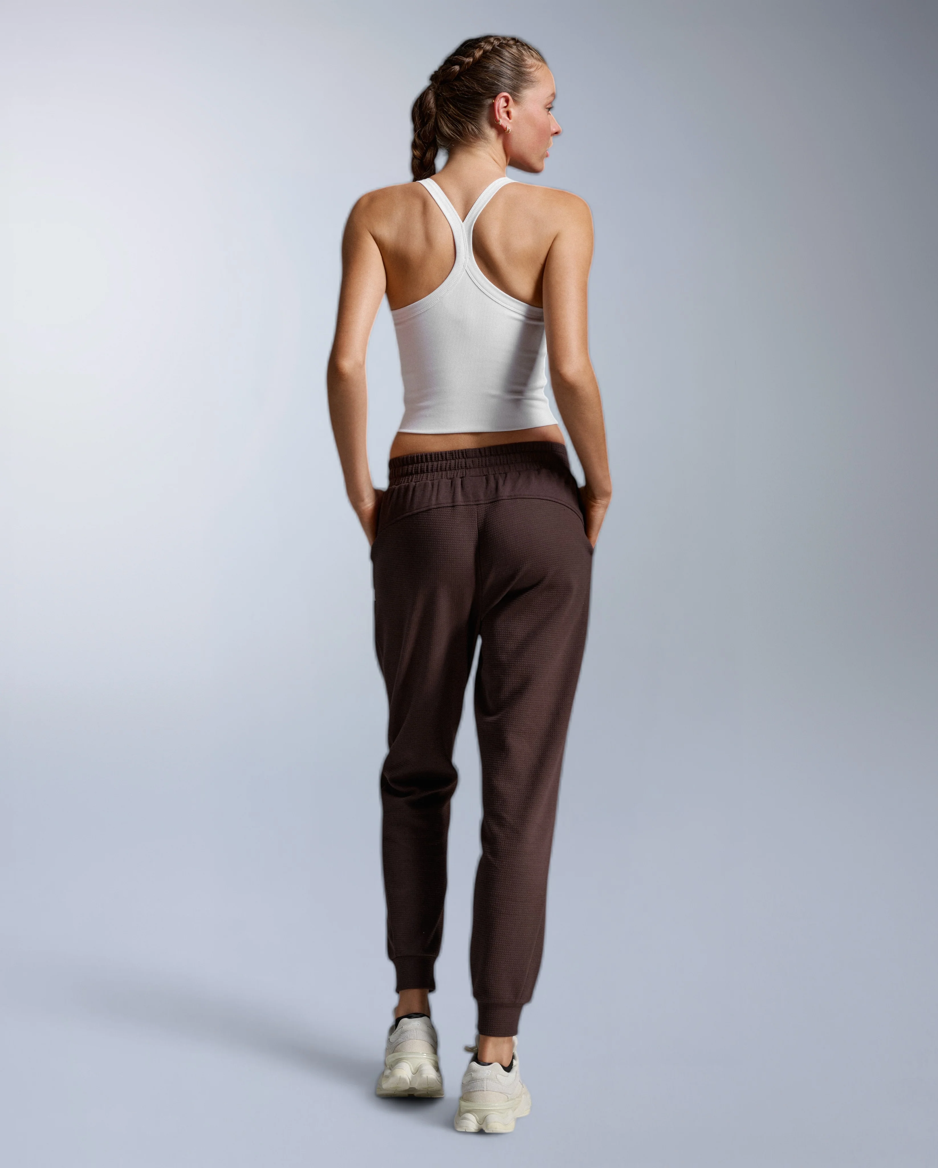 Fluid Tencel Ribbed Crop Singlet - Image 5