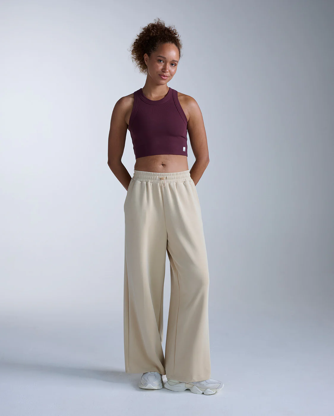 Fluid Tencel Ribbed Crop Tank - Image 5