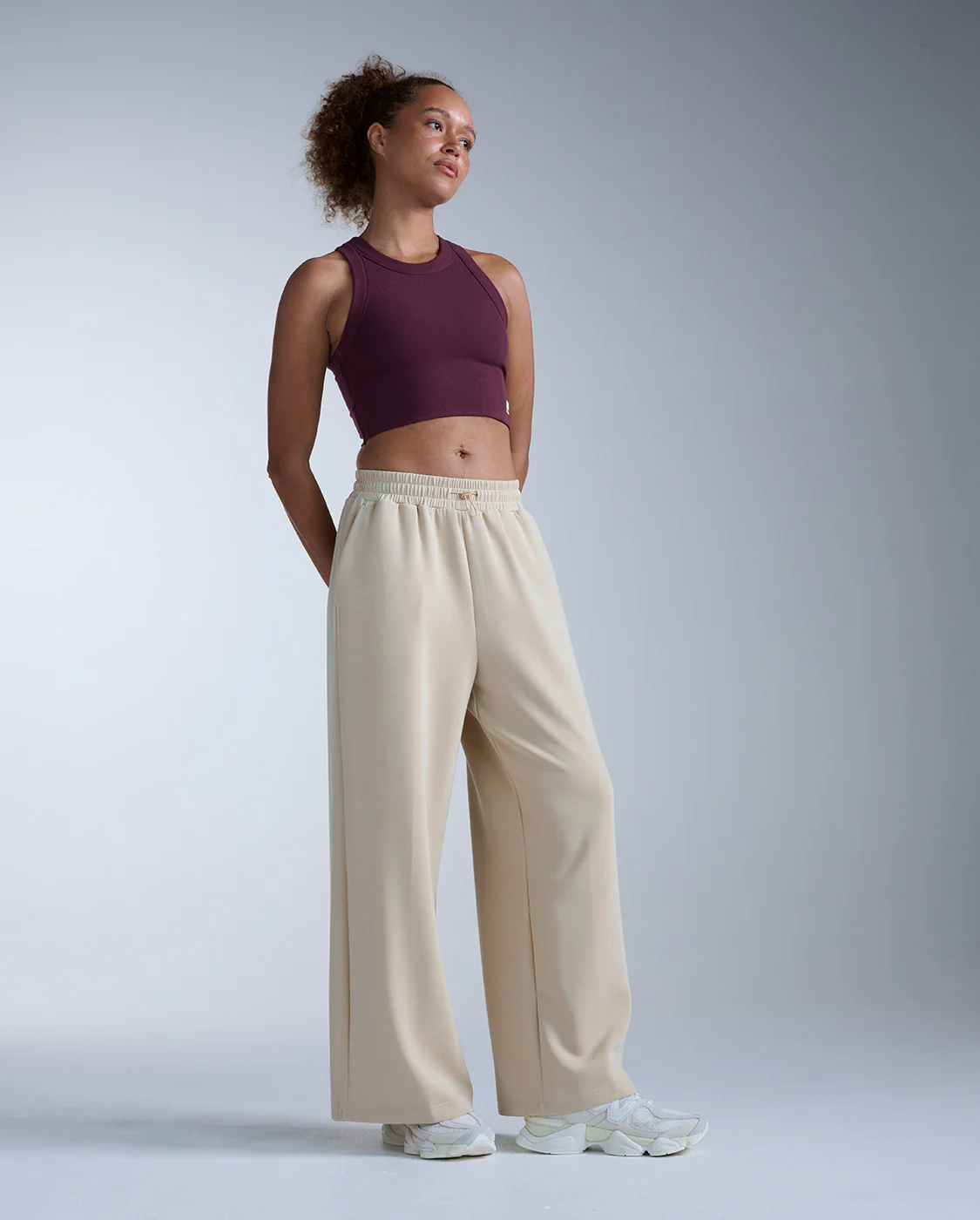 Fluid Tencel Ribbed Crop Tank - Image 6