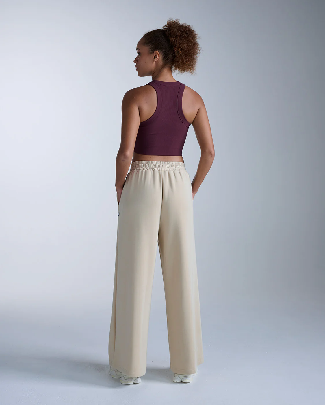 Fluid Tencel Ribbed Crop Tank - Image 7
