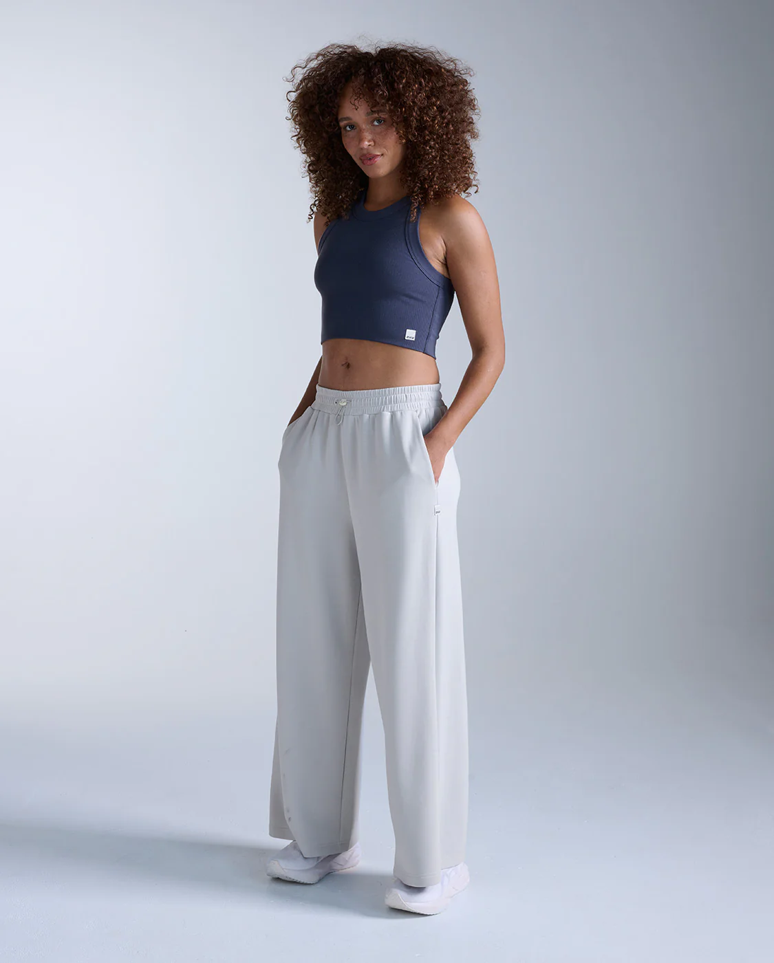 Fluid Tencel Ribbed Crop Tank - Image 6