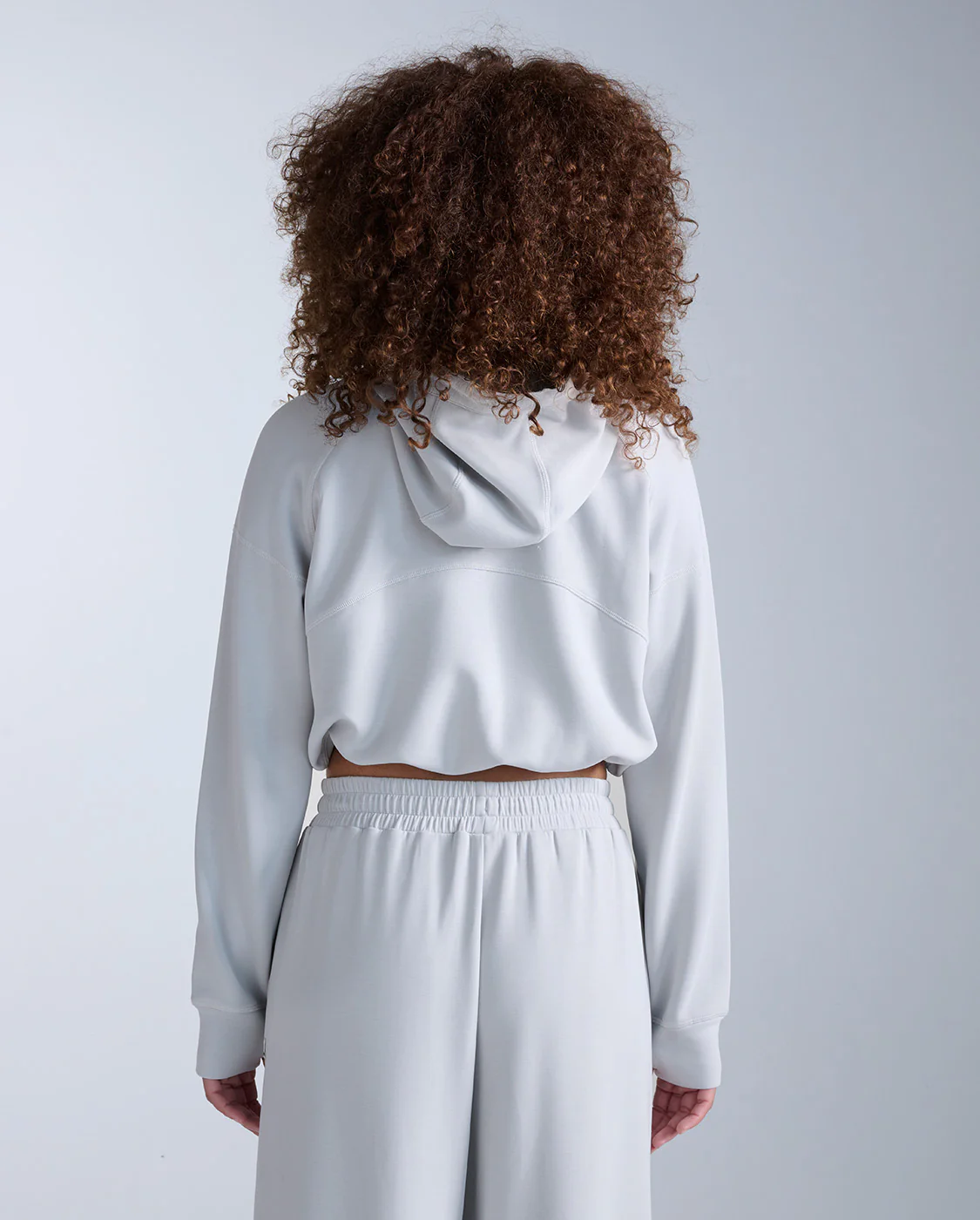 Wonderluxe Sand Washed Cropped Hoodie - Image 3